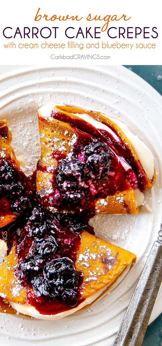 Brown Sugar Carrot Cake Crepes 