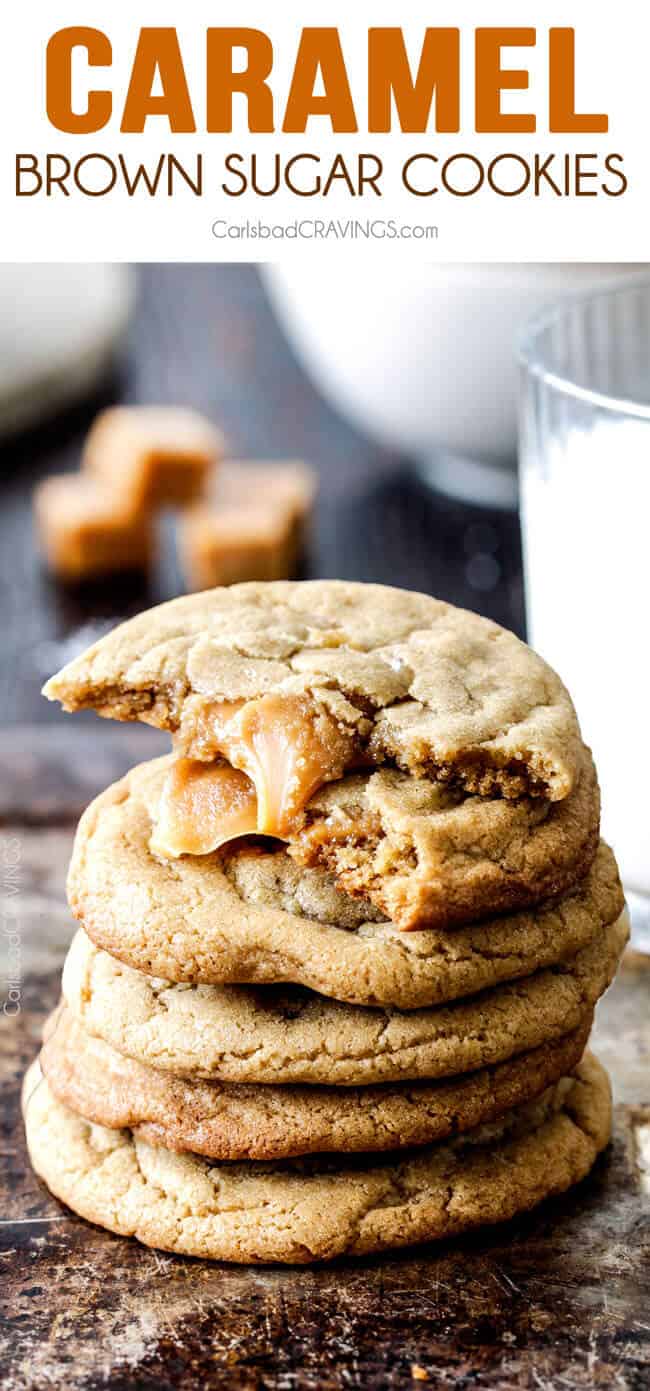 Caramel Stuffed Cookies
