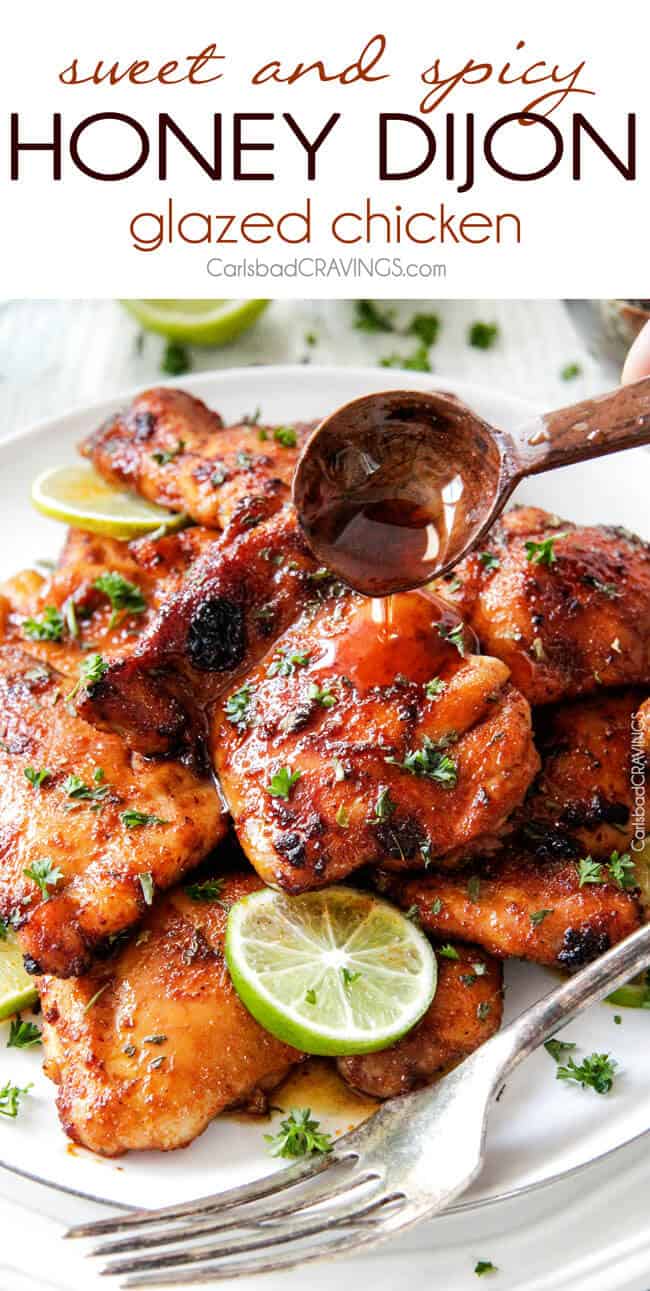 Honey Dijon Glazed Chicken