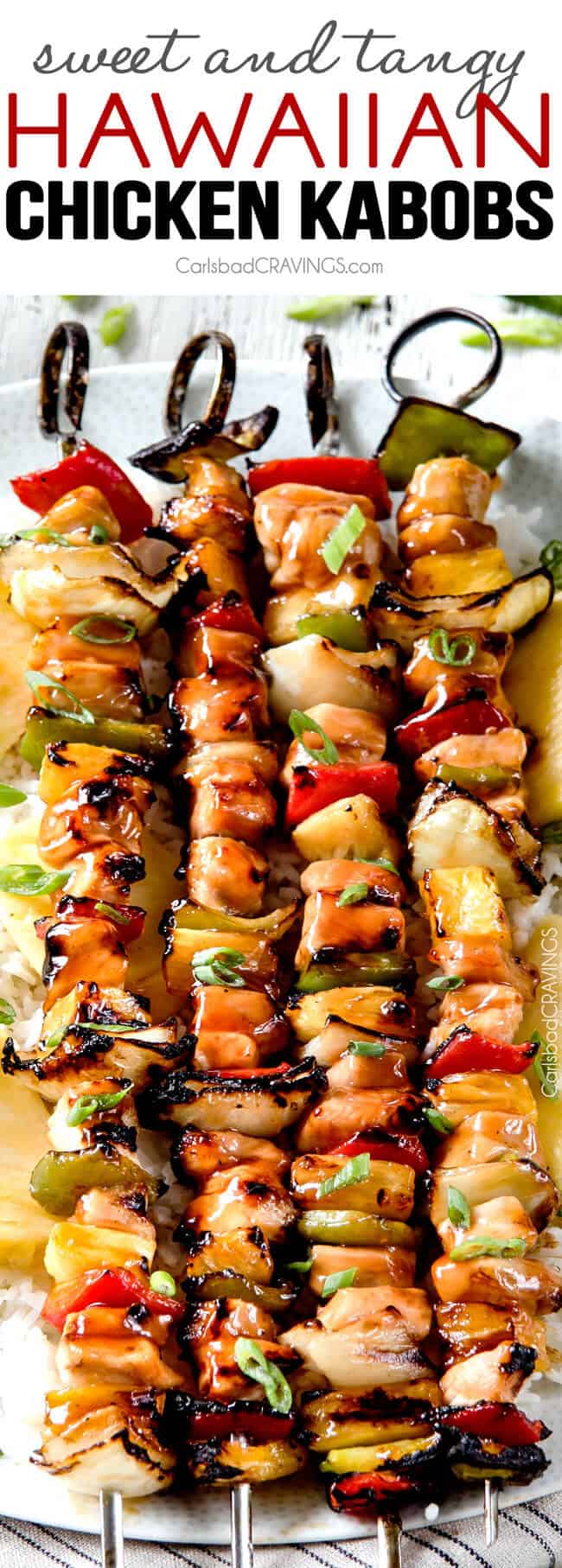 Hawaiian Chicken Kabobs 