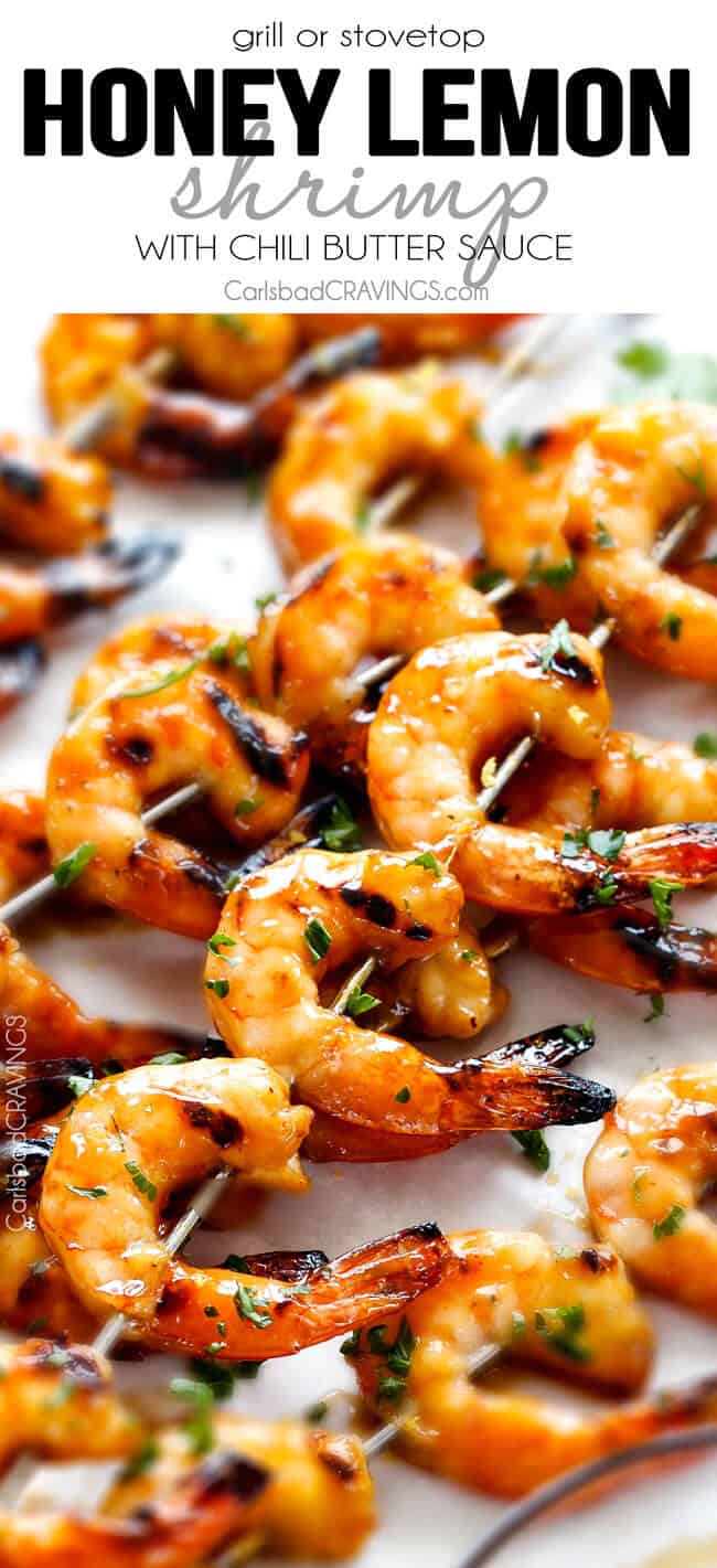 Asian Honey Lemon Shrimp 