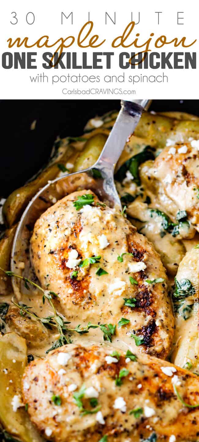 Maple Dijon Chicken Skillet